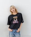 【DISCUS/ディスカス】【選べる丈感・ビーバス＆バッドヘッド】DISCUS×BEAVIS AND BUTT-HEAD コラボＴシャツ 綿100% クルーネック アニメ キャラクタープリント アメカジ ストリート
