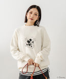 【DISCUS×DISNEY】「ミッキーマウス」キャラクタープリントスウェットトレーナー メンズ レディース ユニセックス