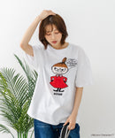 【ムーミン】 【綿100%のしっかりした生地】オリジナルデザイン キャラクター刺繍Tシャツ リトルミイ ニョロニョロ 大人カジュアル ユニセックス