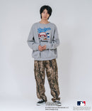 【PEANUTS/ピーナッツ】【ユニセックスデザインでリンクコーデにも◎】MLB×PEANUTS 裏起毛トレーナー 保温 キャラクター ドジャース ヤンキース パイレーツ ❘ジーンズメイト公式オンラインショップ