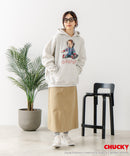 【CHUCKY/チャッキー】オリジナルデザイン 裏起毛パーカー フーディー CHUCKY チャッキー ティファニー