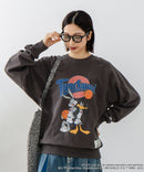 【DISCUS ATHLETIC×LOONEY TUNES】スペース・ジャム キャラクタープリントスウェットトレーナー メンズ レディース ユニセックス