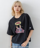 【DISCUS/ディスカス】【選べる丈感・ビーバス＆バッドヘッド】DISCUS×BEAVIS AND BUTT-HEAD コラボＴシャツ 綿100% クルーネック アニメ キャラクタープリント アメカジ ストリート