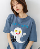 【ねないこだれだ】【コットン100％のしっかりした生地 ドロップショルダー】オリジナルデザイン 刺繍Tシャツ せなけいこ 絵本 コラボ キャラクター 半袖 ユニセックス おばけ グッズ かわいい