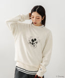 【DISCUS×DISNEY】「ミッキーマウス」キャラクタープリントスウェットトレーナー メンズ レディース ユニセックス