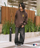 【MLB/メジャーリーグベースボール】裏起毛 バックロゴ フーディー プルオーバーパーカー