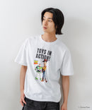 【TOY STORY/トイ・ストーリー】【限定オリジナルデザイン】半袖Tシャツ 綿100% ドロップショルダー ワンポイント バックプリント ディズニー ピクサー キャラクター クルーネック Disney ユニセックス