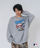 【PEANUTS/ピーナッツ】【ユニセックスデザインでリンクコーデにも◎】MLB×PEANUTS 裏起毛トレーナー 保温 キャラクター ドジャース ヤンキース パイレーツ ❘ジーンズメイト公式オンラインショップ