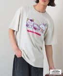 【タマ＆フレンズ～うちのタマ知りませんか？】オリジナルデザインTシャツ バイキンくん 刺繍 ドロップショルダー ユニセックス