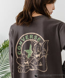 【CONVERSE/コンバース】×【TOM AND JERRY/トムとジェリー】両面プリント オーバーサイズ ロンT