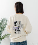 【DISCUS×Casper】キャラクタープリントスウェットトレーナー メンズ レディース ユニセックス