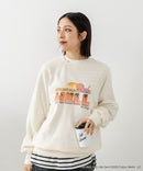 【DISCUS×HOT STUFF×Casper】キャラクタープリントスウェットトレーナー メンズ レディース ユニセックス