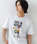 【TOY STORY/トイ・ストーリー】【限定オリジナルデザイン】半袖Tシャツ 綿100% ドロップショルダー ワンポイント バックプリント ディズニー ピクサー キャラクター クルーネック Disney ユニセックス