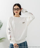 【DISCUS×THE POWERPUFF GIRLS】キャラクタープリントスウェットトレーナー メンズ レディース ユニセックス