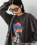【DISCUS ATHLETIC×LOONEY TUNES】スペース・ジャム キャラクタープリントスウェットトレーナー メンズ レディース ユニセックス