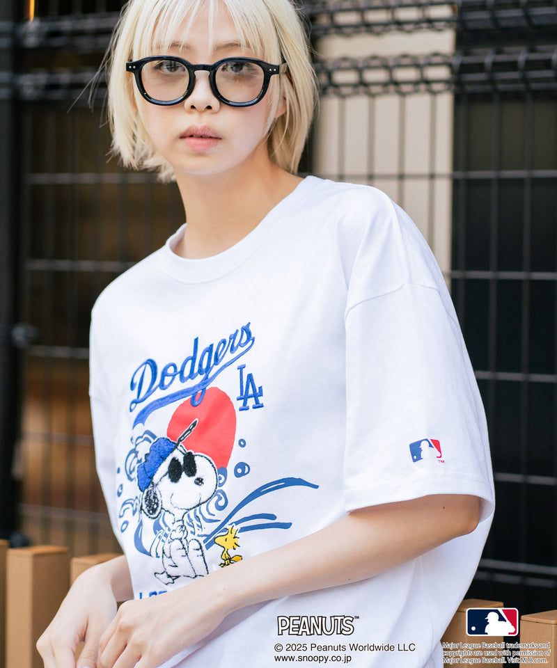 【PEANUTS×MLB】オリジナルデザイン 和柄Ｔシャツ ドジャース ヤンキース カブス スーベニア