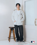 【PEANUTS×MLB】オリジナルデザイン フルジップパーカー ヤンキース ドジャース カブス キャラクター