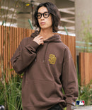 【MLB/メジャーリーグベースボール】裏起毛 バックロゴ フーディー プルオーバーパーカー