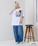 【タマ＆フレンズ～うちのタマ知りませんか？】オリジナルデザインTシャツ バイキンくん 刺繍 ドロップショルダー ユニセックス