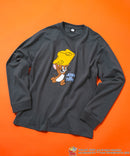 TOM AND JERRY トムとジェリー ロンT オリジナルデザイン ジェリー タフィー ドロップショルダー ビッグシルエット ユニセックス