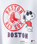 【MLB ×PEANUTS】別注コラボ 裏起毛 フーディー プルオーバー パーカー ドロップショルダー オーバーサイズ