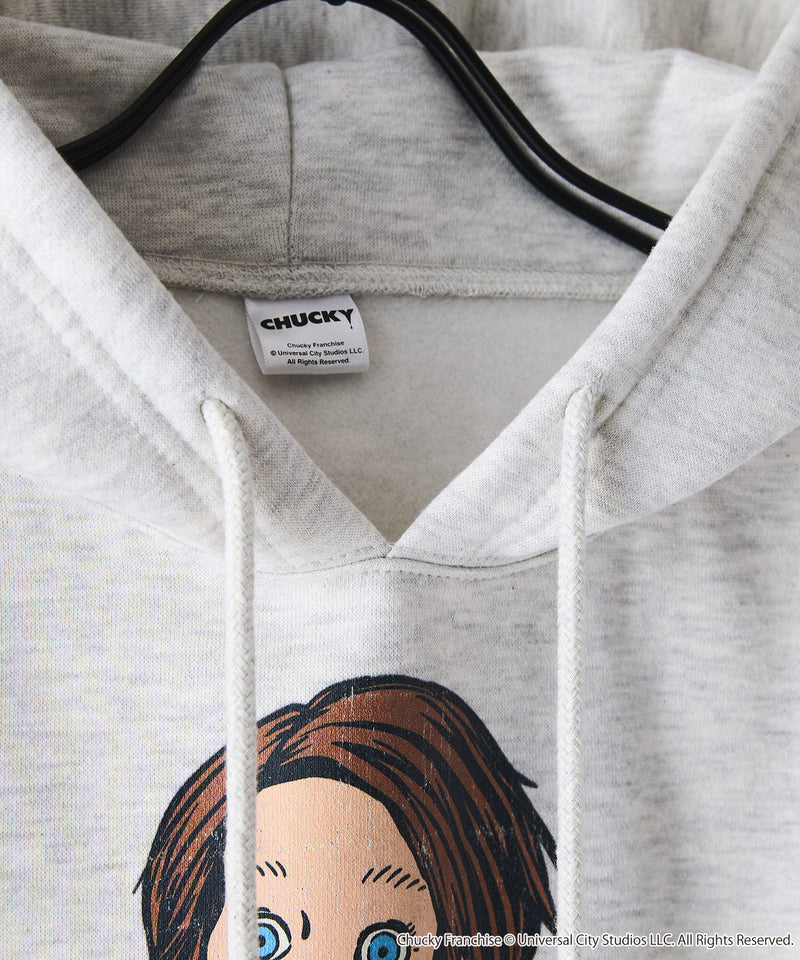 【CHUCKY/チャッキー】オリジナルデザイン 裏起毛パーカー フーディー CHUCKY チャッキー ティファニー