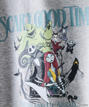 【DISNEY/ディズニー】＜ナイトメアー・ビフォア・クリスマス＞＜ディズニーヴィランズ＞ビッグシルエット 裏起毛 プルオーバーパーカー フーディー ドロップショルダー オーバーサイズ