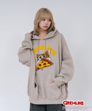 【Gremlins/グレムリン】【ユニセックスデザインでリンクコーデにも◎】裏起毛プルオーバーパーカー フーディ 保温 キャラクター ギズモ