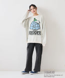 【SEQUENZ/シークエンズ】TP C/N KNIT/スヌーピー ニット クルーネック ワイドシルエット ジャガード