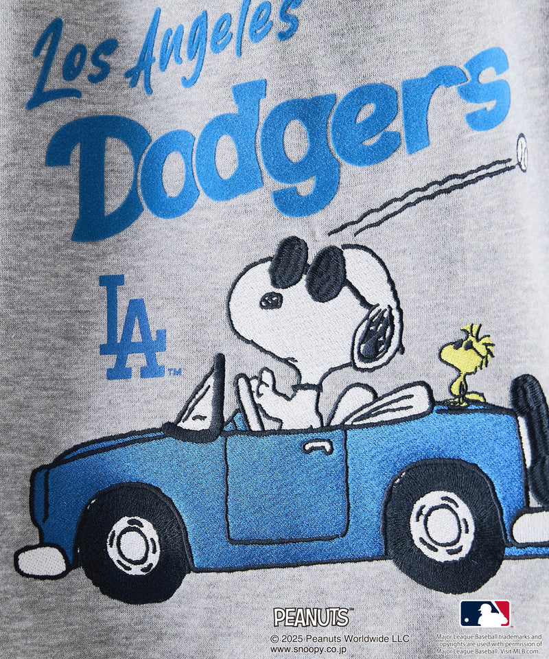 【PEANUTS×MLB】オリジナルデザイン 裏起毛トレーナー ヤンキース ドジャース カブス キャラクター