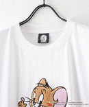 TOM AND JERRY トムとジェリー Tシャツ オリジナルデザイン ジェリー タフィー ドロップショルダー ビッグシルエット ユニセックス キャラクター ❘ジーンズメイト公式オンラインショップ