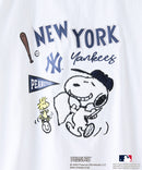 【PEANUTS×MLB】オリジナルデザイン KIDS Ｔシャツ ヤンキース ドジャース カブス 130 140 150 160 キャラクター 親子お揃いコーデ zo