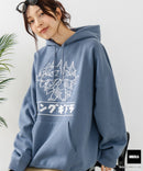 【GODZILLA/ゴジラ】ゴジラ キングギドラ オリジナルデザイン ビッグシルエット 裏起毛 プルオーバーパーカー フーディー ドロップショルダー オーバーサイズ