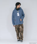 【MOOMIN/ムーミン】【ユニセックスデザインでリンクコーデにも◎】裏起毛プルオーバーパーカー フーディ 保温 キャラクター ムーミン ニョロニョロ リトルミイ スティンキー