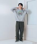 【DISNEY/ディズニー】＜ナイトメアー・ビフォア・クリスマス＞＜ディズニーヴィランズ＞ビッグシルエット 裏起毛 プルオーバーパーカー フーディー ドロップショルダー オーバーサイズ