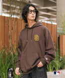 【MLB/メジャーリーグベースボール】裏起毛 バックロゴ フーディー プルオーバーパーカー