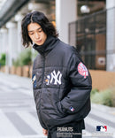 【PEANUTS×MLB】オリジナルデザイン ナイロンパファージャケット 中綿ジャケット ヤンキース ドジャース ホワイトソックス