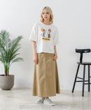 【DISCUS/ディスカス】【選べる丈感・ビーバス＆バッドヘッド】DISCUS×BEAVIS AND BUTT-HEAD コラボＴシャツ 綿100% クルーネック アニメ キャラクタープリント アメカジ ストリート