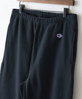 【CHAMPION/チャンピオン】REVERSE WEAVE リバースウィーブ 裏起毛スウェットパンツ C3-W205 サステナブルコットン タフ ガゼットリブ シームレス ウエストゴム ネームタグ ユニセックス ブラック ❘ジーンズメイト公式オンラインショップ
