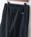 【CHAMPION/チャンピオン】REVERSE WEAVE リバースウィーブ 裏起毛スウェットパンツ C3-W205 サステナブルコットン タフ ガゼットリブ シームレス ウエストゴム ネームタグ ユニセックス ブラック ❘ジーンズメイト公式オンラインショップ