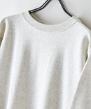 【CHAMPION/チャンピオン】【コットン素材はアメリカ綿100%】REVERSE WEAVE リバースウィーブ 裏起毛クルーネックスウェットシャツ C3-Y032 サステナブルコットン エクスパンションガゼット タフ ネームタグ ユニセックス オフホワイト ❘ジーンズメイト公式オンラインショップ