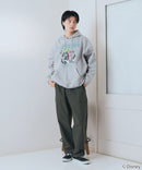 【DISNEY/ディズニー】＜ナイトメアー・ビフォア・クリスマス＞＜ディズニーヴィランズ＞ビッグシルエット 裏起毛 プルオーバーパーカー フーディー ドロップショルダー オーバーサイズ