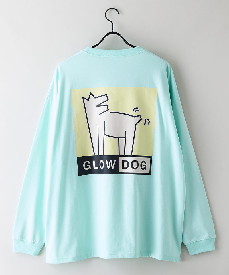 【GLOW DOG/グロウドッグ】ブランドロゴ DOGアイコン バックプリント ロンT