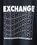 【OUTDOOR EXCHANGE/アウトドアエクスチェンジ】ウェーブプリント ロンT