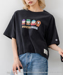 【DISCUS/ディスカス】【選べる丈感・サウスパーク】DISCUS×SOUTHPARK コラボＴシャツ 綿100% クルーネック アニメ キャラクタープリント アメカジ ストリート