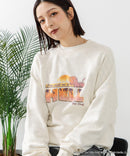 【DISCUS×HOT STUFF×Casper】キャラクタープリントスウェットトレーナー メンズ レディース ユニセックス