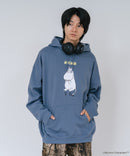 【MOOMIN/ムーミン】【ユニセックスデザインでリンクコーデにも◎】裏起毛プルオーバーパーカー フーディ 保温 キャラクター ムーミン ニョロニョロ リトルミイ スティンキー
