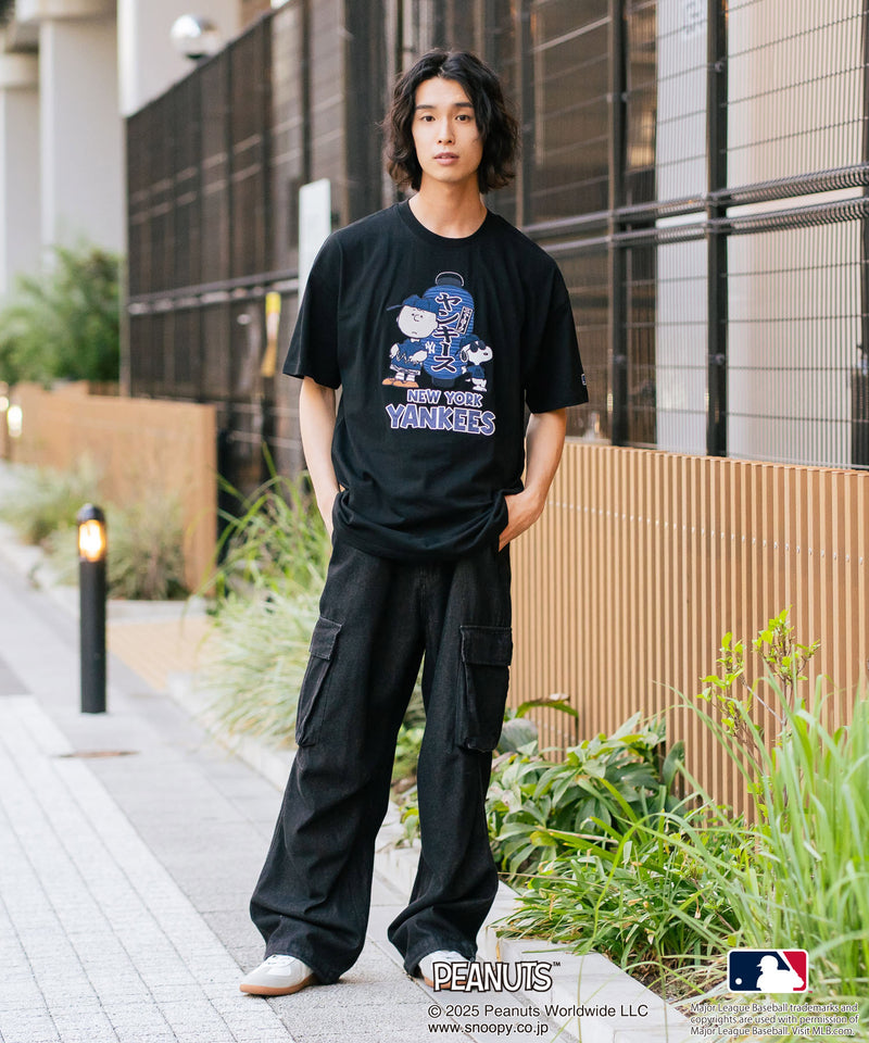 【PEANUTS×MLB】オリジナルデザイン 和柄Ｔシャツ ドジャース ヤンキース カブス スーベニア