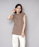 【HANES/ヘインズ】Ｊ－ＦＩＴスリーブレス２Ｐアソート　ＨＷ５３２７　2枚組　無地　ジャパンフィット　ホワイトとカラーのセット