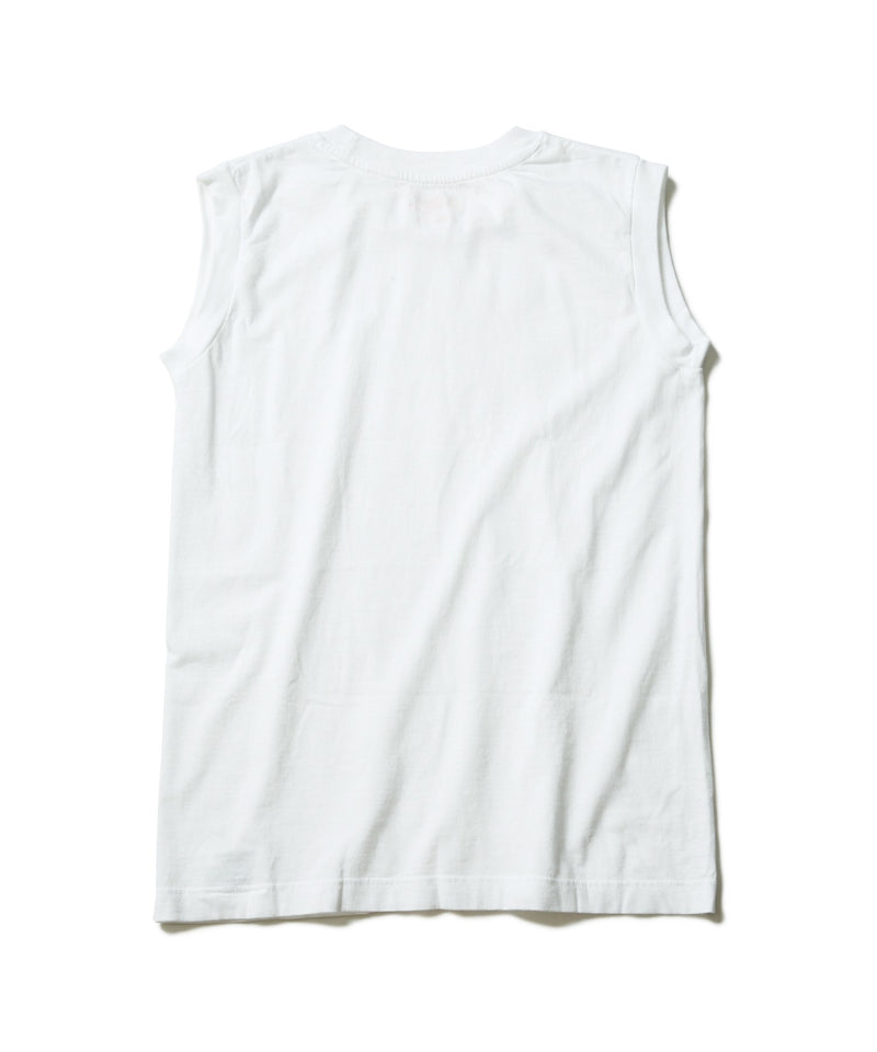 【HANES/ヘインズ】Ｊ－ＦＩＴスリーブレス２Ｐアソート　ＨＷ５３２７　2枚組　無地　ジャパンフィット　ホワイトとカラーのセット